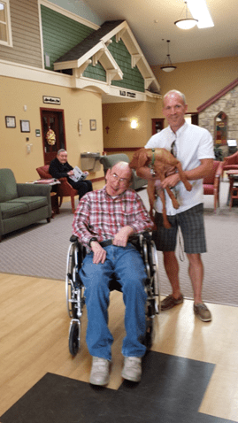 Brent Schmaling and his dad