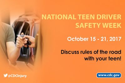 CDC Teen Driver Safety Week