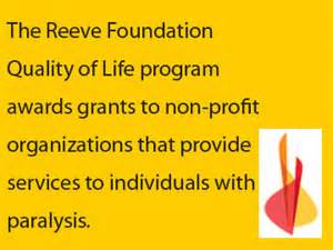 Reeve Foundation Quality of Life program