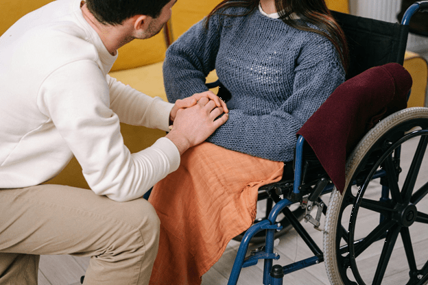 man holding woman's hands man holding woman's hands